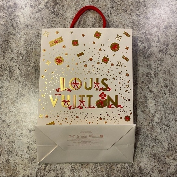 Louis Vuitton | Empty Paper Gift Bag Holiday Shopping Bag Limited Edition 2023 - Picture 2 of 8